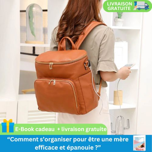 Sac-a-dos-a-langer-cuir-marron-porte-dos-OM