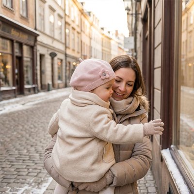 Bonnet bebe fille beret