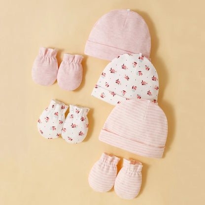 Bonnet bébé fille | Lot de 3 Bonnet Rosy™