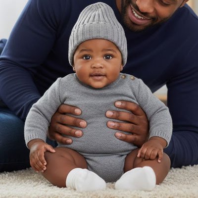 Bonnet bébé garcon cadeau