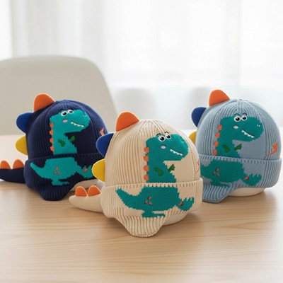 bonnet bébé garçon dinosaure