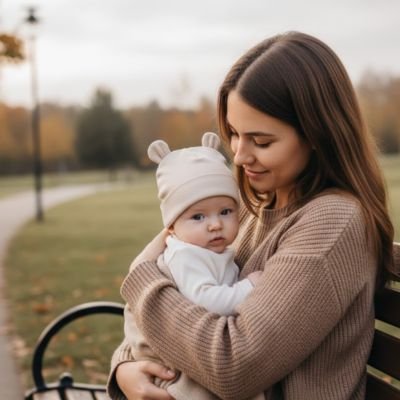Bonnet bébé naissance coton bio