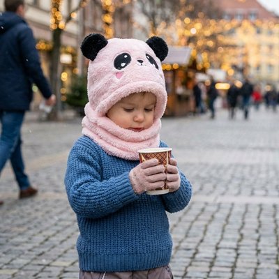 Cagoule bebe hivers glacial