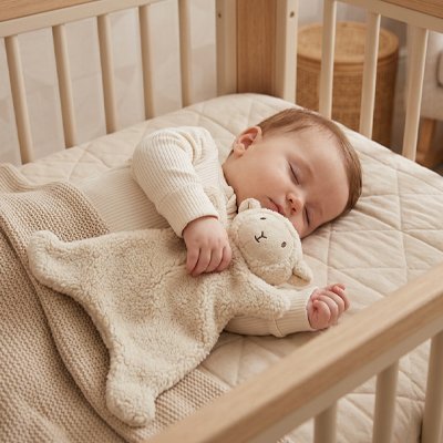 Doudou bebe agneau