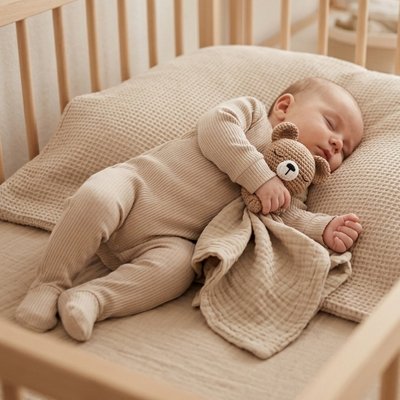 Doudou bebe bavoir