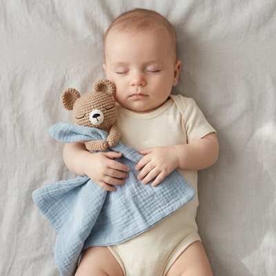 Doudou bebe doux respirant