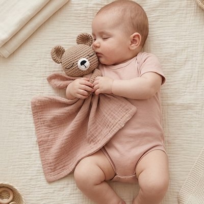Doudou bebe doux respirant