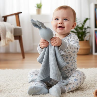Doudou lapin doux