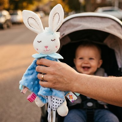 Lapin doudou objet de transition