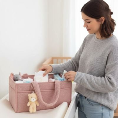 Panier rangement bébé grande capacite