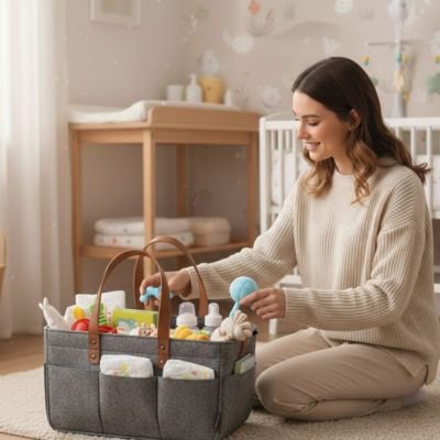 Panier rangement bébé robuste