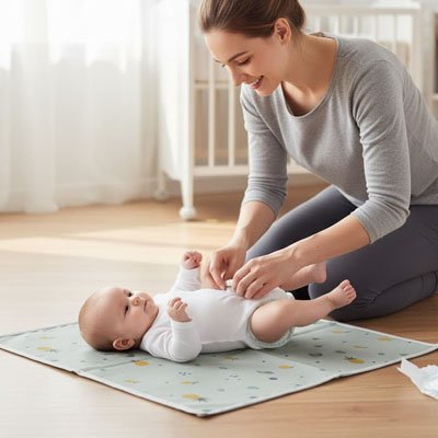 Tapis à langer nomade hygiénique